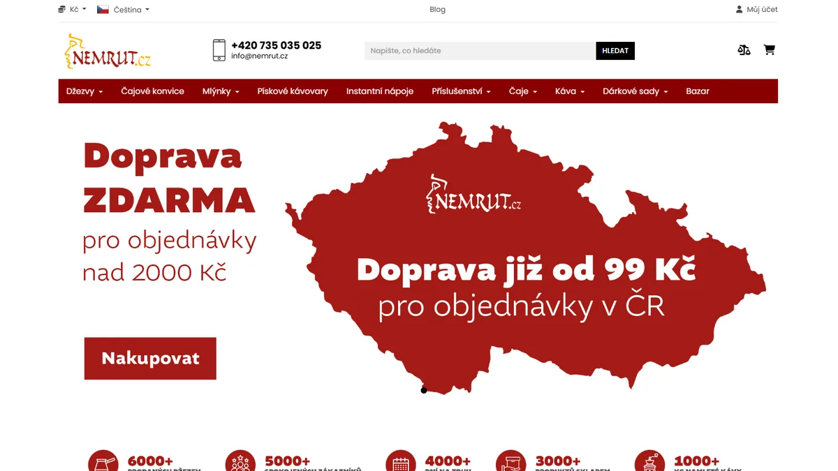 Nemrut.cz - e-shop s vybavením na tureckou kávu - fotografie 1 z 4